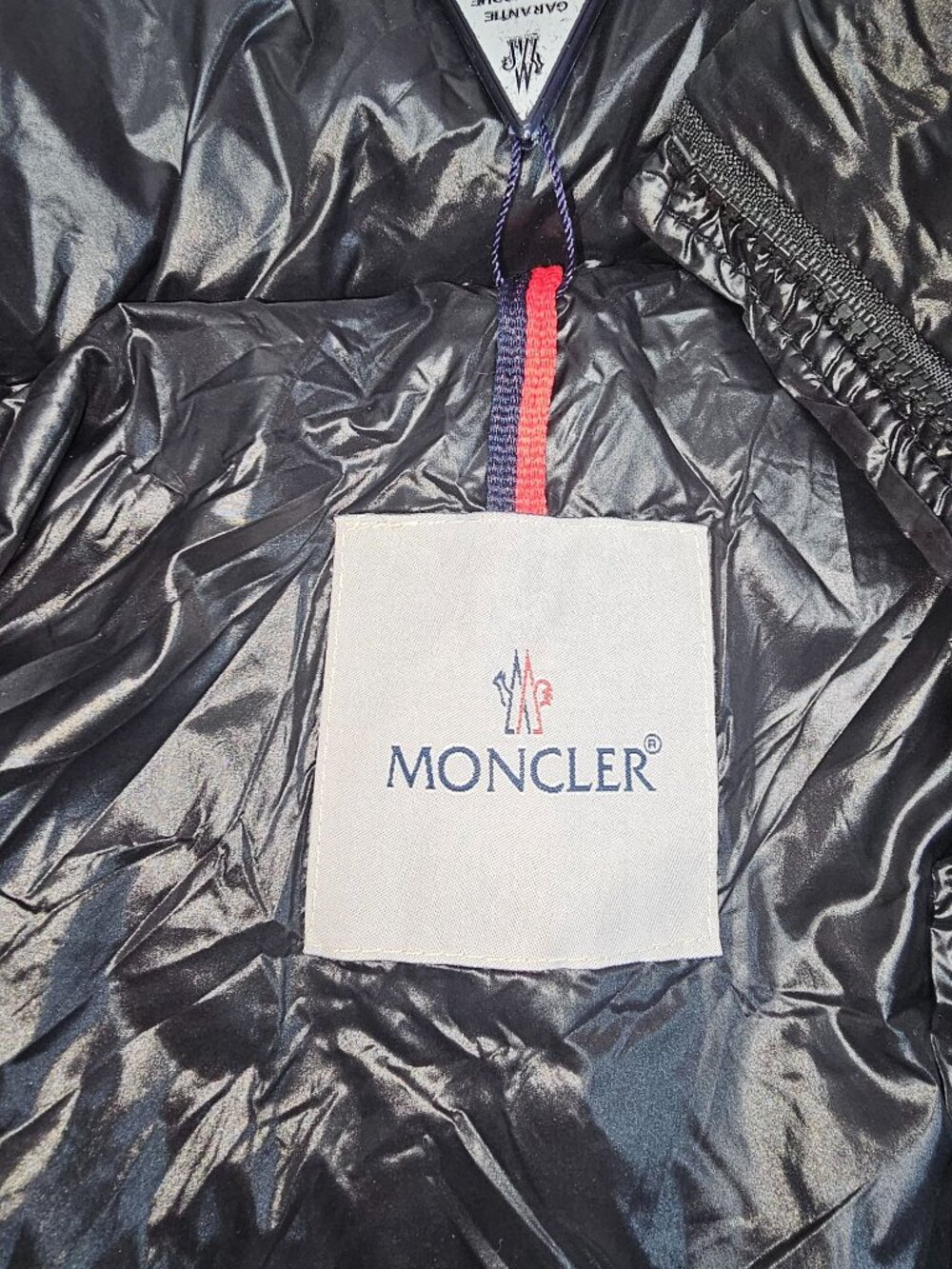 Moncler Women's Black Nylon Down Short Jacket Authentic Tag Size 1 Small 2978 - Picture 14 of 16
